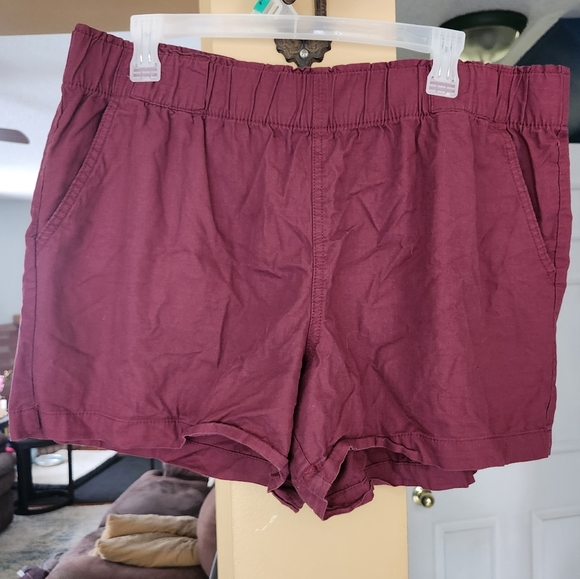 George Size 18 Burgundy Shorts - Picture 1 of 3